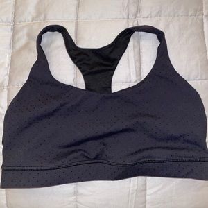 Lulu Lemon black bra size 10